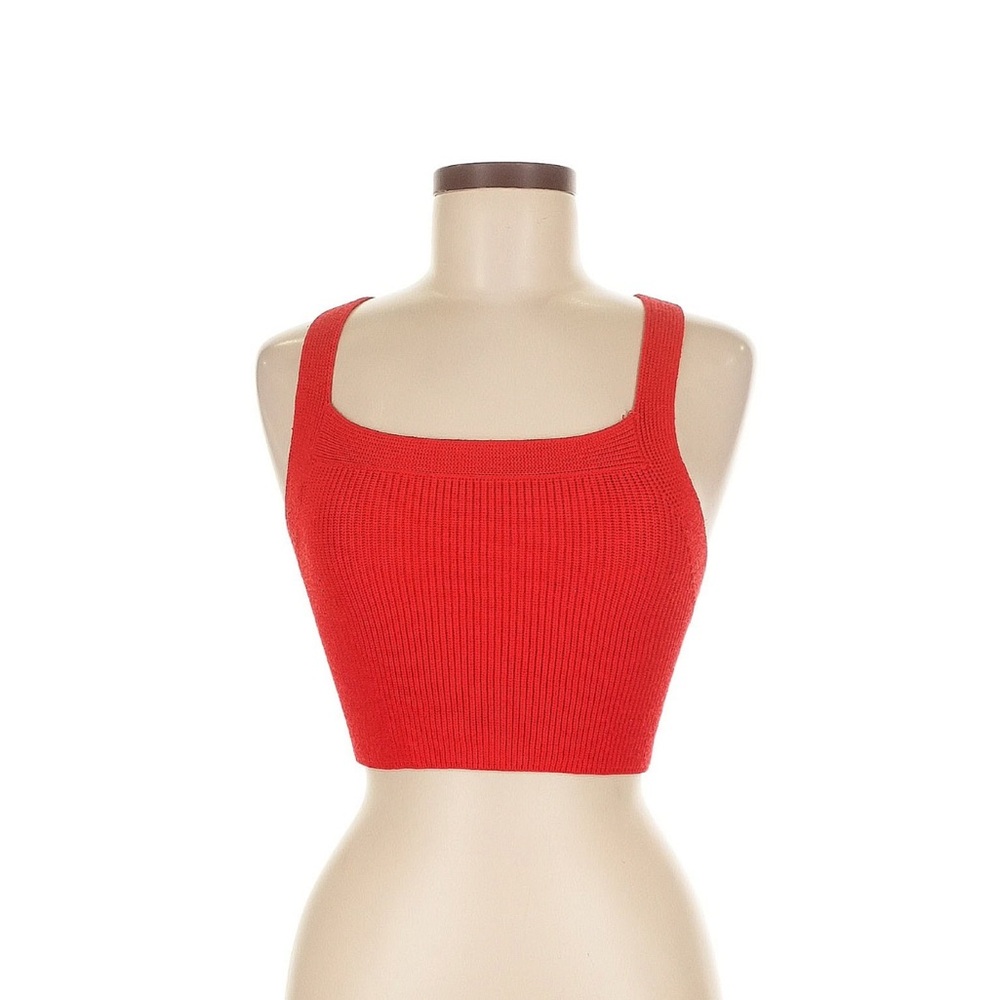 Aritzia Wilfred Cayenne tie crop top